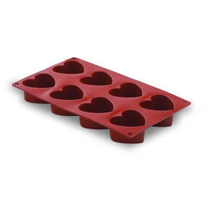 Molde Silicona Corazon 8 Cavidades