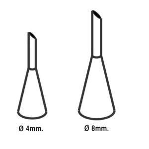 Set 2 Boquillas De Relleno 4-8Mm
