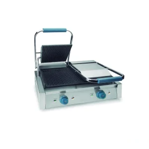 Plancha Doble Grill Acanalada 4,4 Kw,