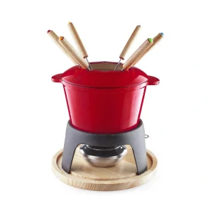 Fondue Hierro Fundido Rosso