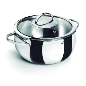 Cacerola Acero Inox Con Tapa Belly Lacor