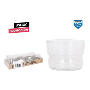 Set 16 Vasos Chiquito 25Cl Taska Apila Vidrio