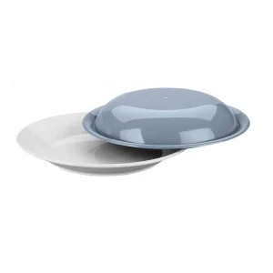 Plato Llano Policarb,22×3 Cm Sin Tapa