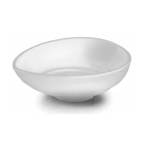 Fuente Oval Melamina White 24x20x7 Cm