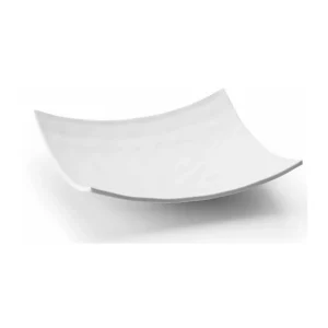 Fuente Cuadrada Melamina White 25x25x5Cm