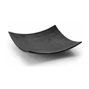 Fuente Cuadrada Melamina Black 25x25x5Cm