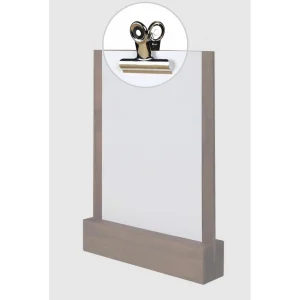 Pinza Para Carta Menu Madera