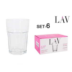 Set 6 Vasos Refresco 365Cc Ar Vidrio