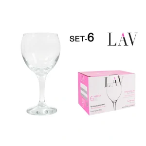 Set 6 Copas Gran Vino 365Cc Vidrio
