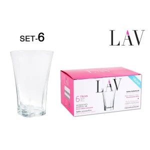 Set 6 Vasos Refresco 350Cc Tr Vidrio