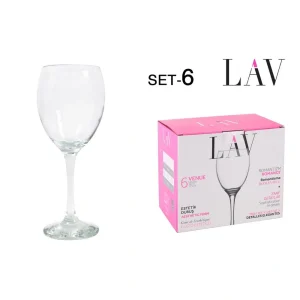 Set 6 Copas Agua 340Cc Venue Vidrio