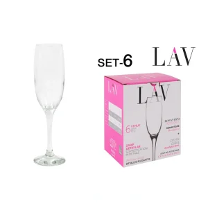 Set 6 Copas Cava 220Cc Venue Vidrio