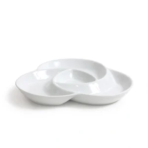 Plato 4 Compartimentos 25.6X24.5Cm Popp Porcelana