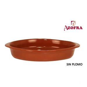 Fuente Barro Horno 44X26Cm Vitro Azofra Stoneware