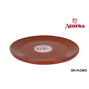 Plato Churrasco Barro Horno Azofra