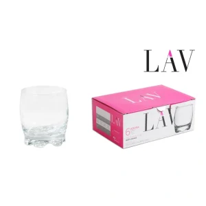 Set 6 Chupitos 80Cc Adora Vidrio