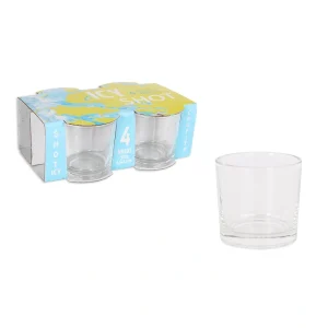 Set 4 Vasos Chupito 50Cc Shot Icy Vidrio
