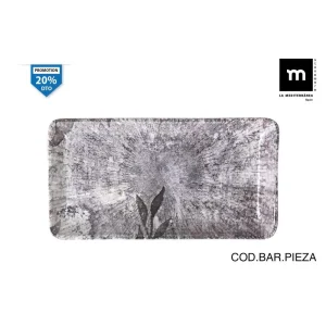 Fuente Porcelana Decorada Rectangular Stonehenge