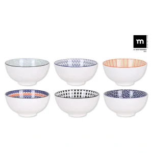 Bol Aperitivo Japo 15.5X7.7Cm Surt.6Deco.Serika Porcelana