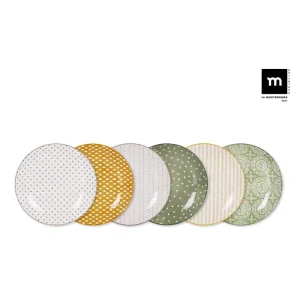 Fuente Redonda Japo 20Cm Surt. 6 Deco.Mei Porcelana