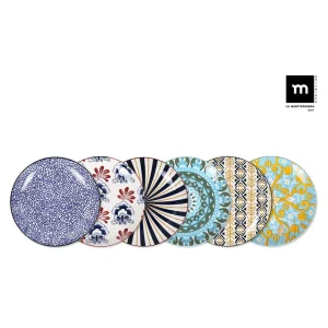 Fuente Redonda Japo 20Cm Surt. 6 D.Kyomi Porcelana