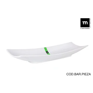 Bandeja Blanco 35.3X12X5Cm Yummy Md Porcelana