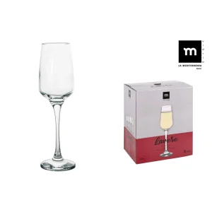 Set 6 Copas Champagne 230Cc Lavere Md Vidrio