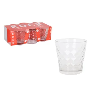 Ek Set 6 Vasos 290Cc Rock Diamants Vidrio