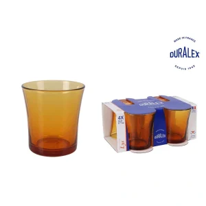 Set 4 Vasos 16Cl Ambar Lys Duralex