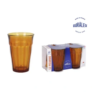 Set 4 Vaso 36Cl Ambar Picardie Duralex