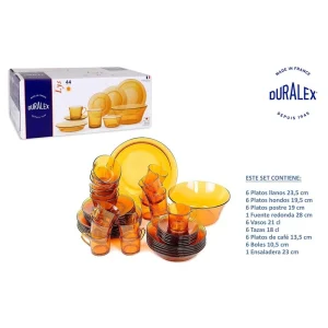 Vajilla 44Pcs Ambar Lys Duralex