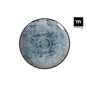 Plato Llano 26Cm Electra Monaco Brillo Porcelana