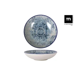 Plato Hondo 21Cm Electra Monaco Brillo Porcelana