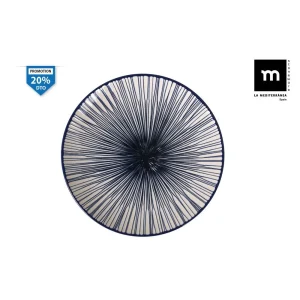 Plato Postre 20Cm Iris Monaco Porcelana