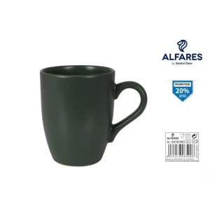 Mug 360Cc Verde Mate Campiña Alfares Porcelana