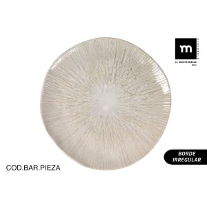 Plato Llano 26Cm Anya Iberica Brillo Porcelana