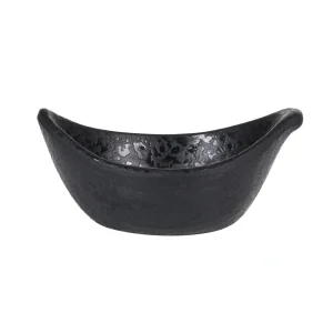 Bowl Oval Negro Vinci Arizona 11X7X5Cm 7Cl Melamina