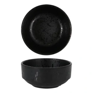 Bowl Basic Arizona Negro 12Cm 30Cl Melamina