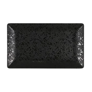 Bandeja Melamina Rectangular Ming Iii Arizona Negra