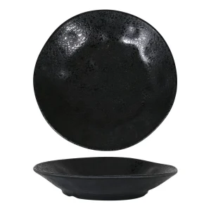 Plato Hondo Arizona Negro 23X4Cm Melamina