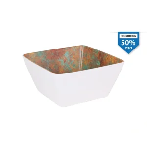 Ensaladera Cuadrada Goji Blanca