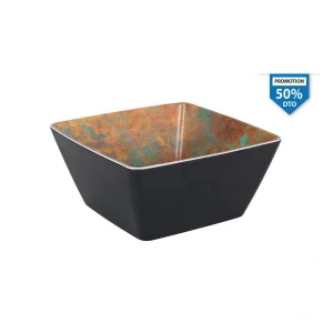 Ensaladera Cuadrada Negra Goji