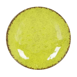 Plato Llano Pistacho Guayaba 25.5X4Cm Melamina