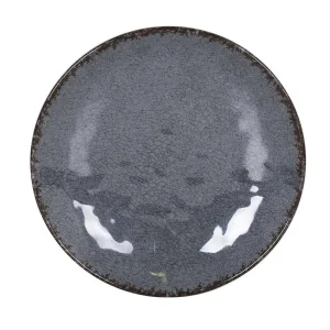 Plato Llano Gris Guayaba 25.5X4Cm Melamina