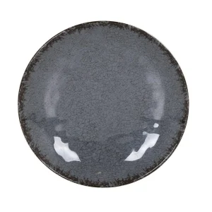 Plato Postre Gris Guayaba 21.5X3Cm Melamina