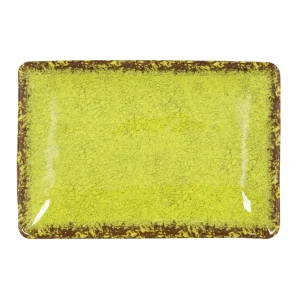 Bandeja Melamina Rectangular Pistacho Guayaba