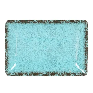 Bandeja Melamina Rectangular Azul Guayaba