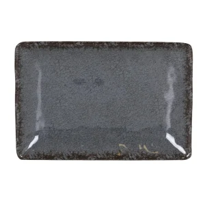 Bandeja Melamina Rectangular Gris Guayaba