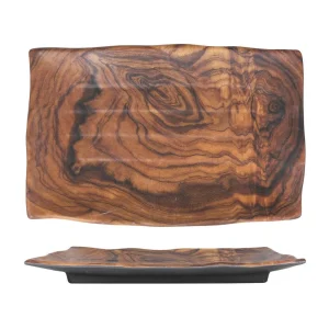 Bandeja Melamina Rectangular Lemn