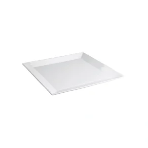 Plato Llano Porcelana Blanca Ming